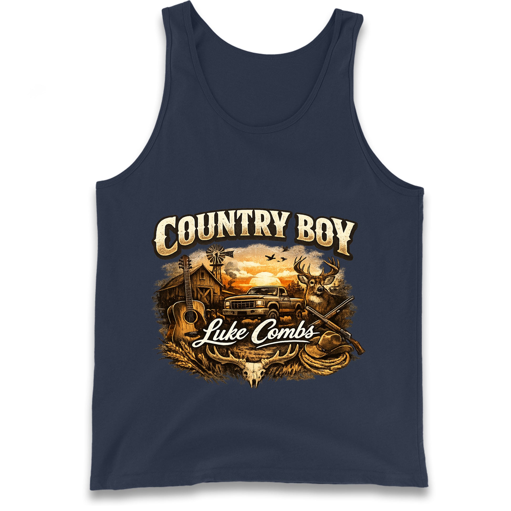 Luke Combs Country Music Tank Top