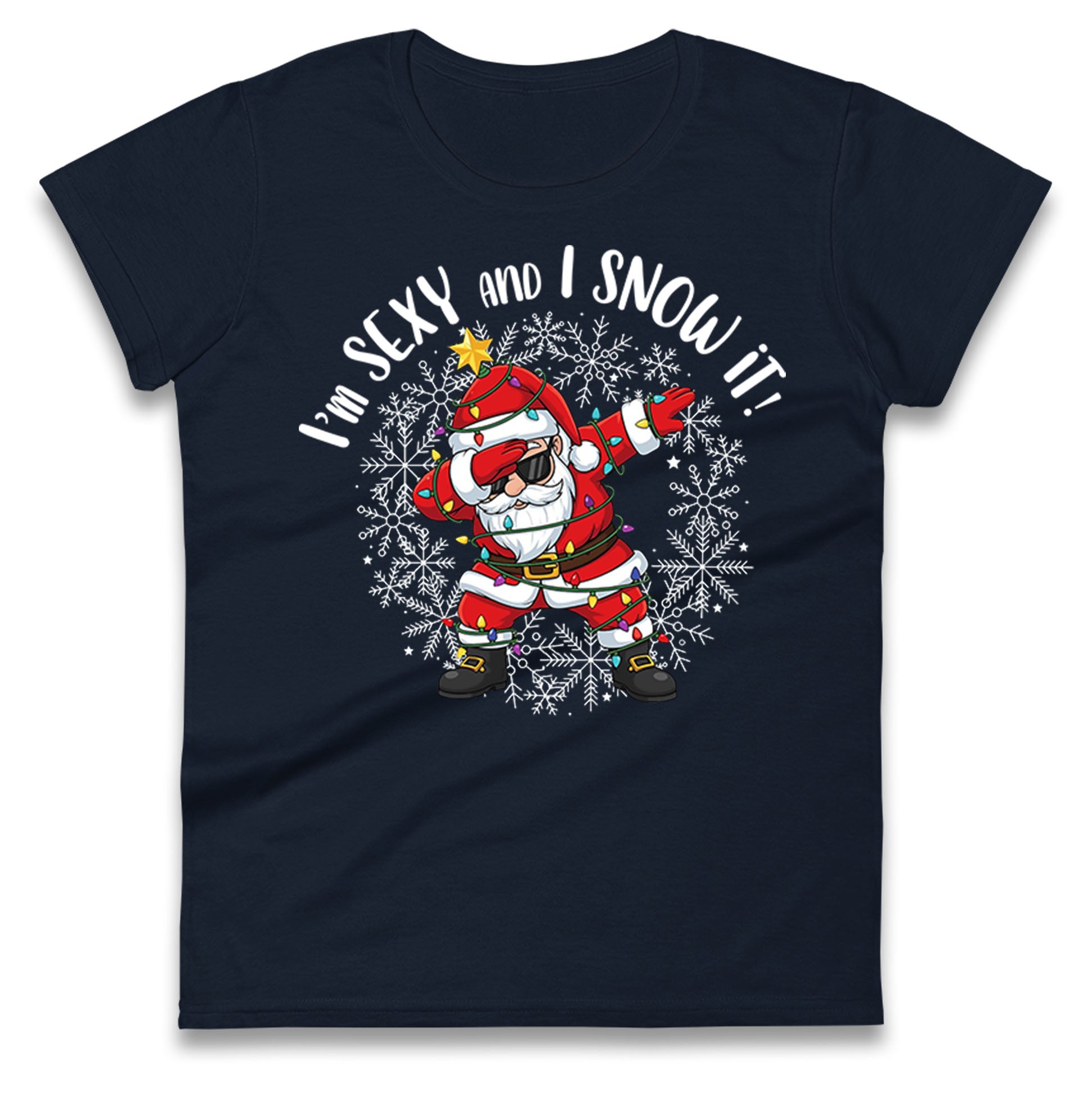 I Snow It Christmas Ladies T Shirt 