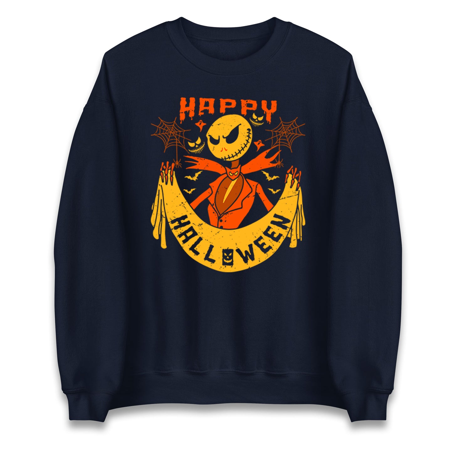 Jack Skellington Happy Halloween Unisex Sweatshirt