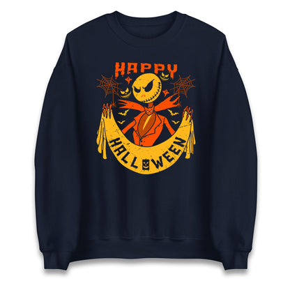 Jack Skellington Happy Halloween Unisex Sweatshirt