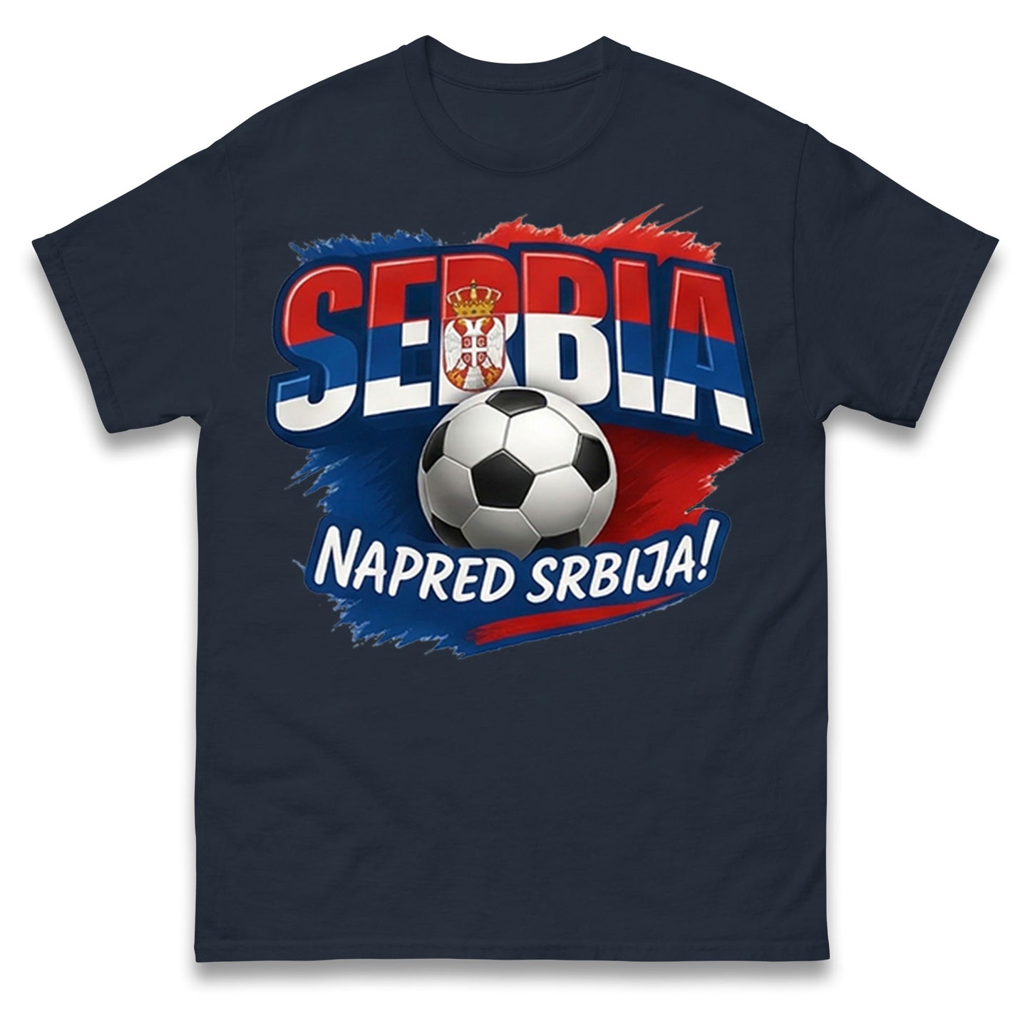Serbia Retro World Cup T Shirt