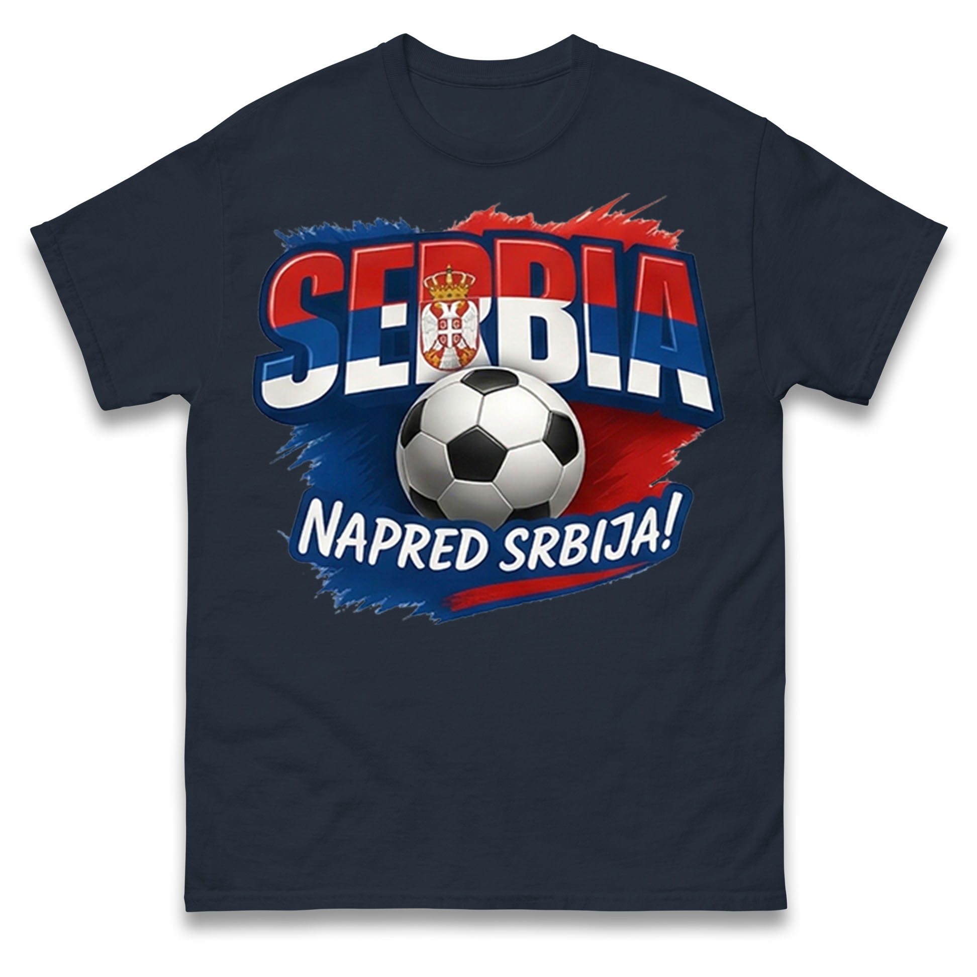 Serbia Retro World Cup T Shirt