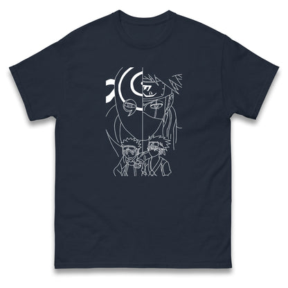 Naruto Shippuden T Shirt Obito Uchiha, Kakashi Hatake, And Friends Top