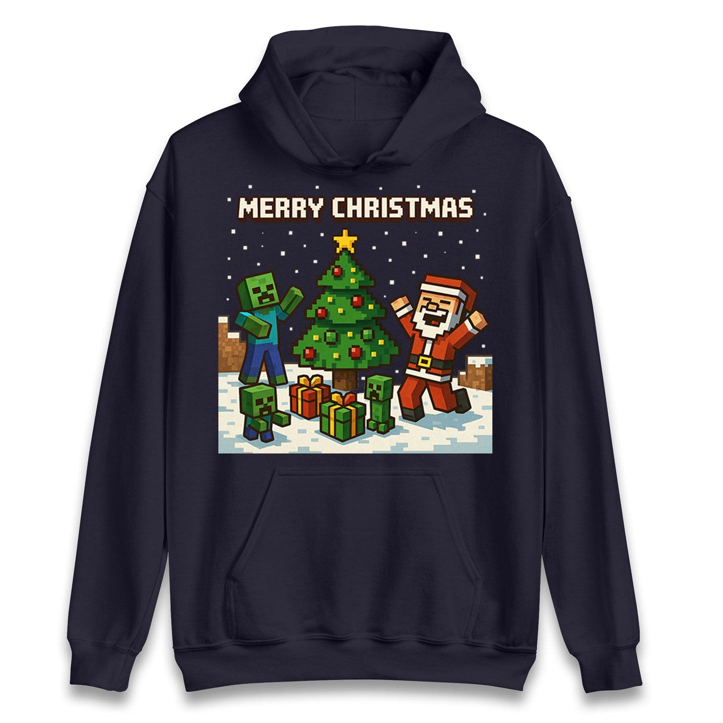 Minecraft Christmas Hoodie