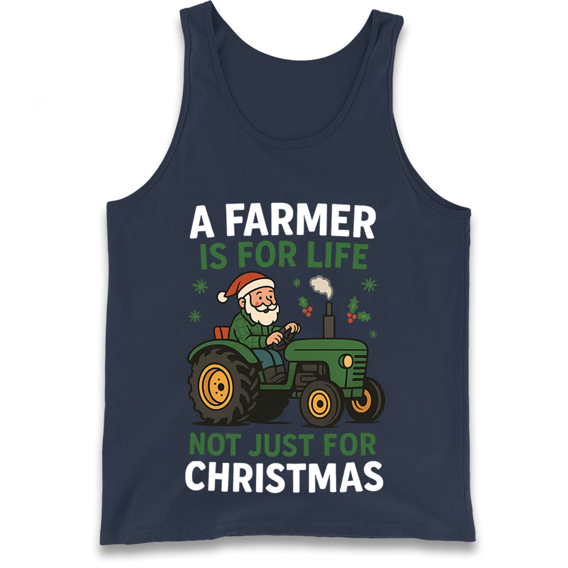 Farmer Christmas Tank Top