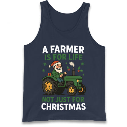 Farmer Christmas Tank Top