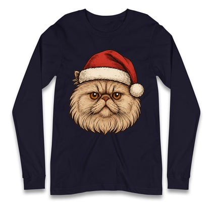 Persian Cat Christmas Longsleeve T Shirt 