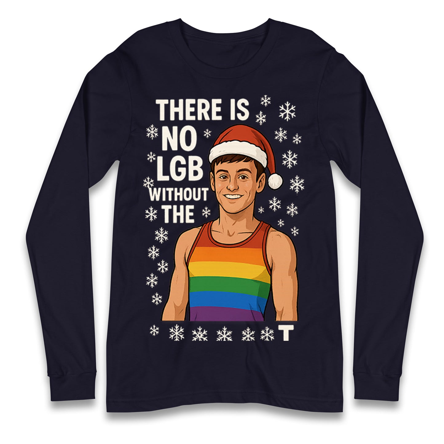 Tom Daley Christmas Longsleeve T Shirt