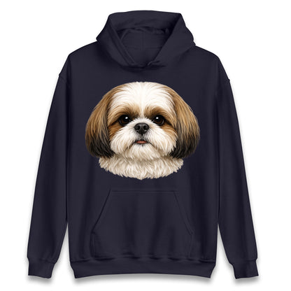Shih Tzu Face Hoodie