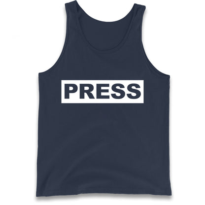 PRESS Palestine Inspired By Journalist Motaz Azaiza Tank Top