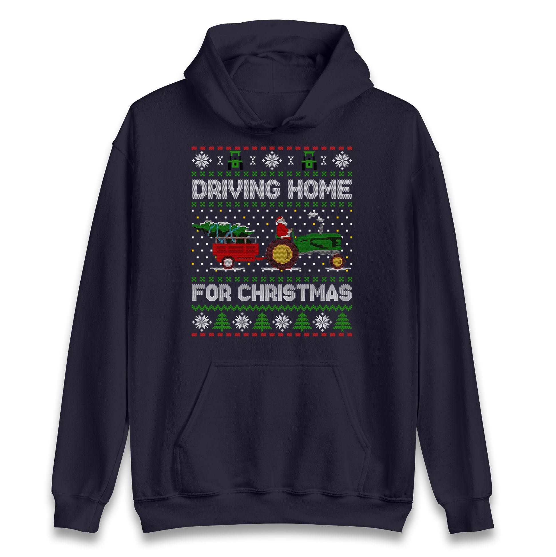 John Deere Christmas Hoodie 