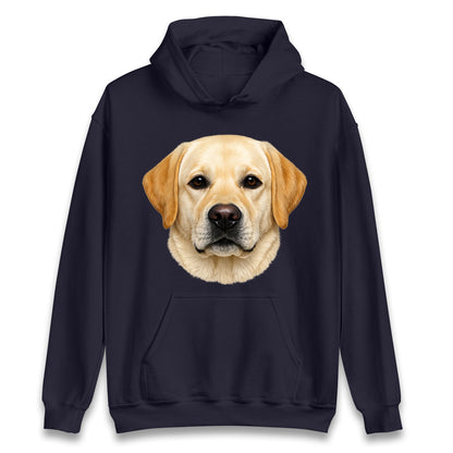 Labrador Dog Face Hoodie