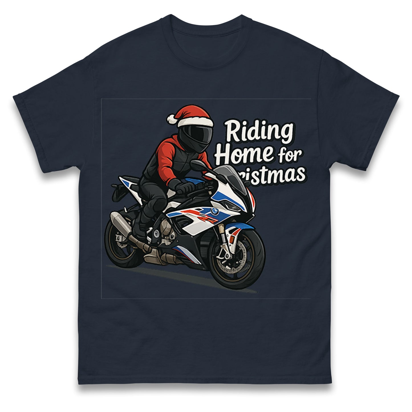 BMW S1000RR Christmas T Shirt