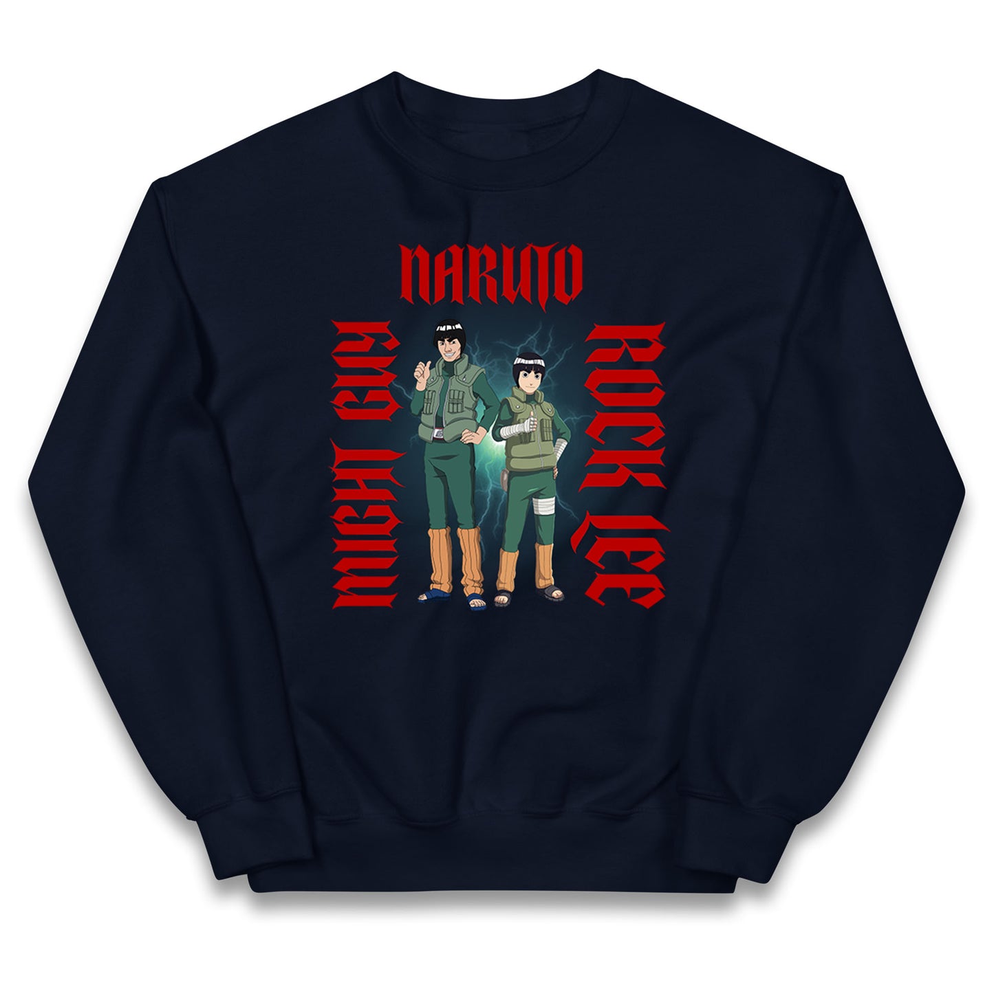 Naruto Might Guy And Rock Lee Jumper