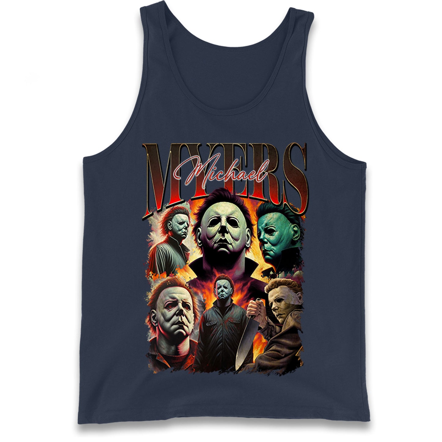 Michael Myers Bootleg Halloween Tank Top
