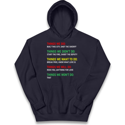 Bob Marley Music Kids Hoodie