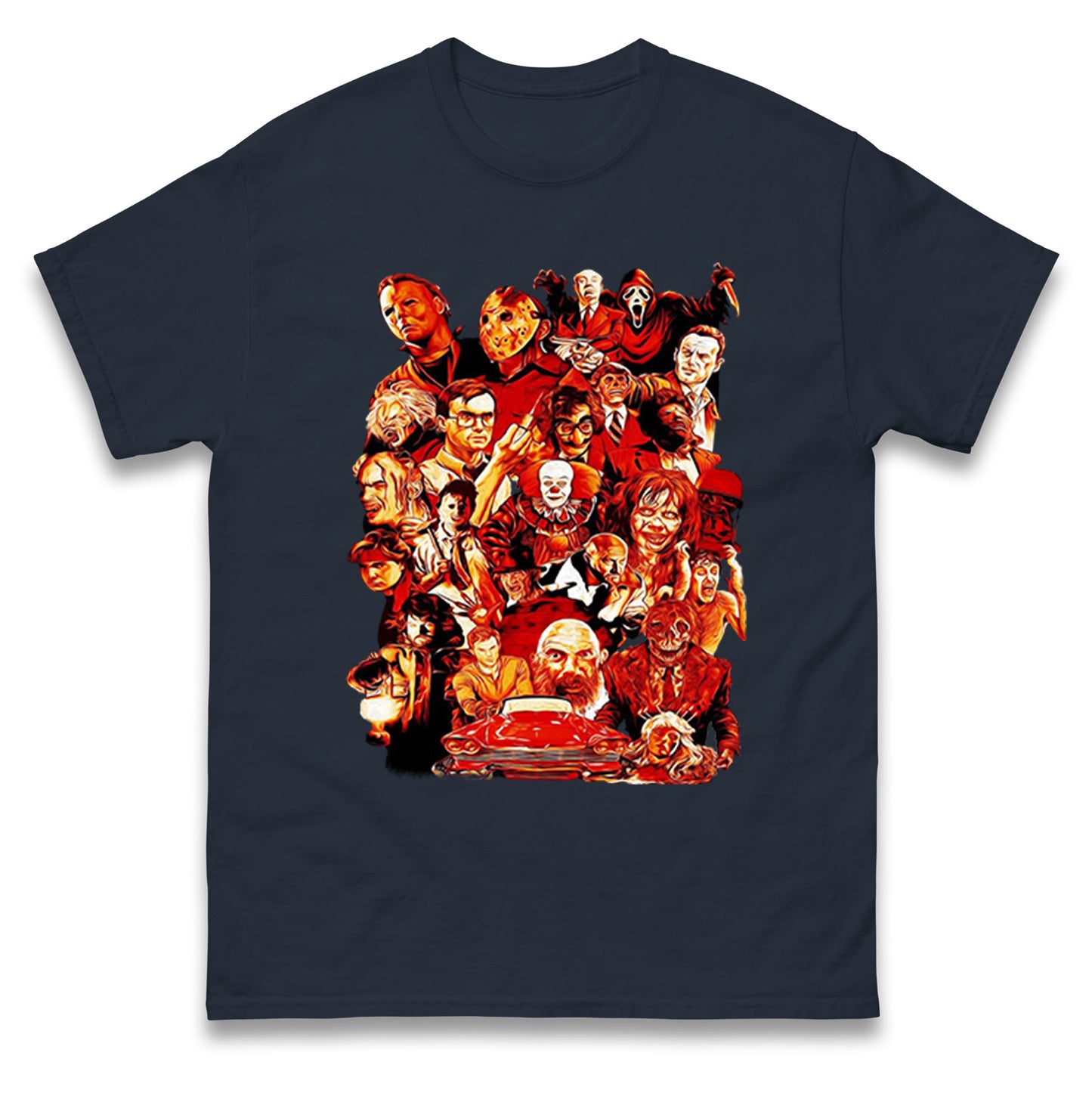 Horror Characters Halloween t shirts
