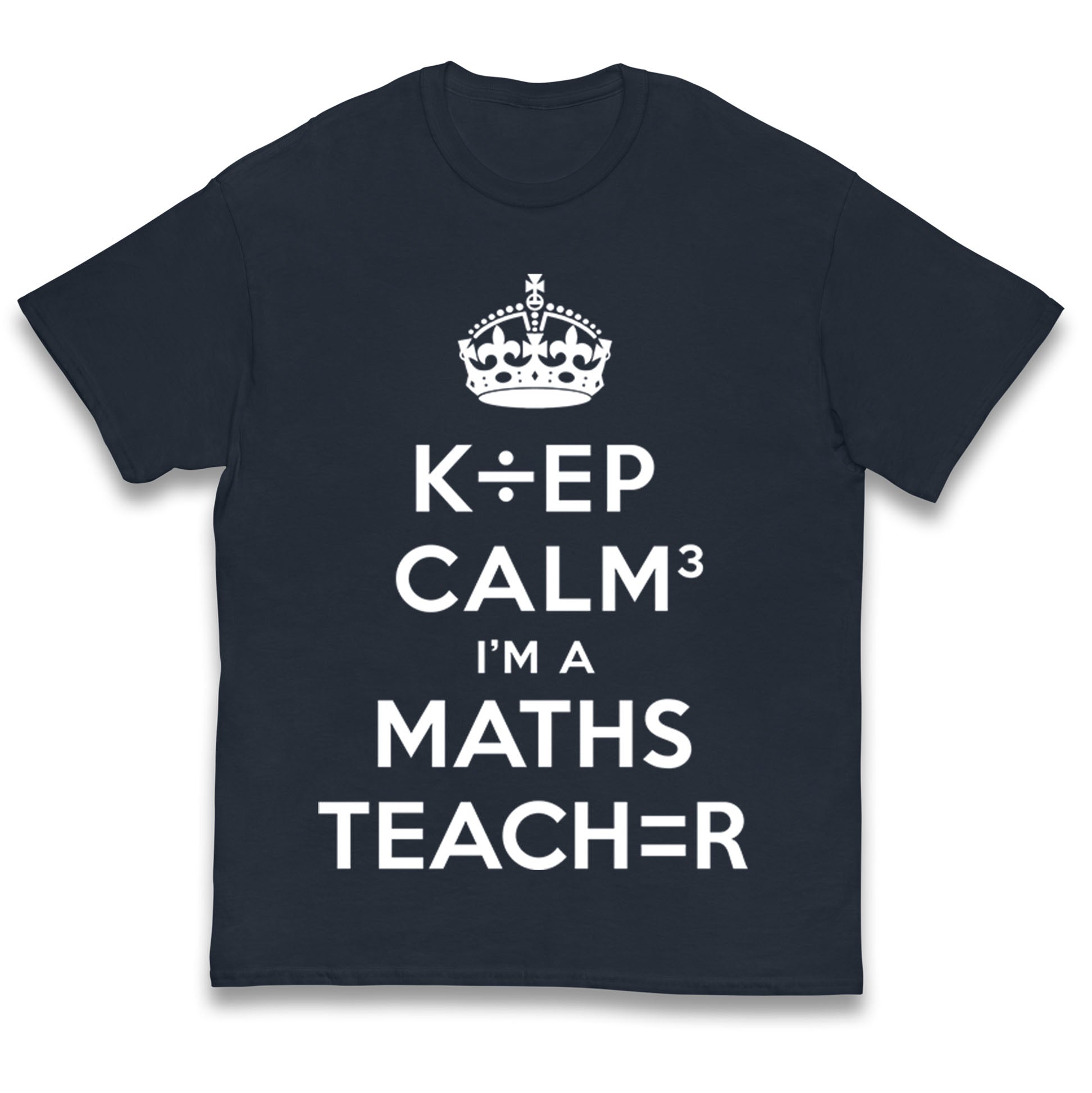 Keep Calm I’m A Maths Teacher Kids T Shirt 