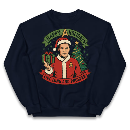 Star Trek Christmas Kids Jumper