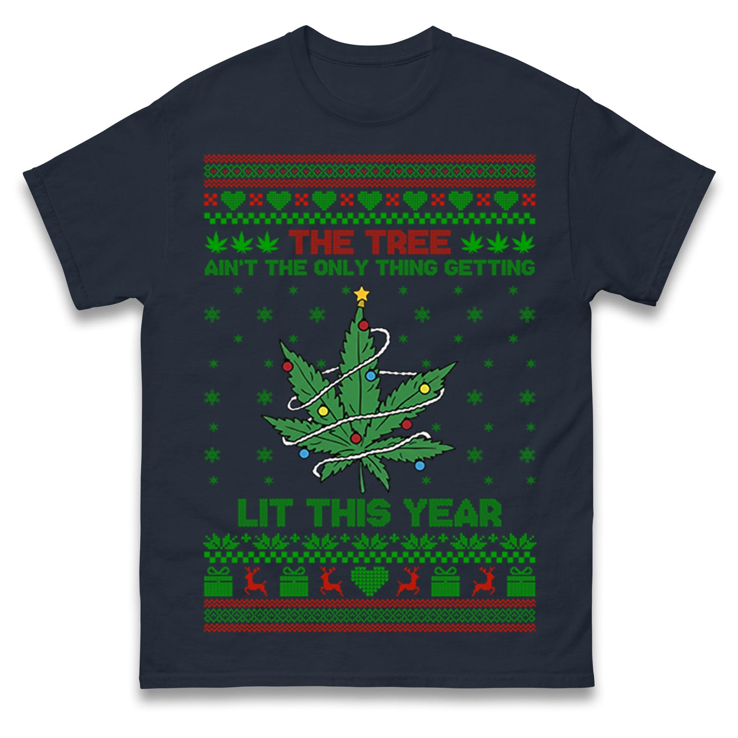Cannabis Christmas T Shirt
