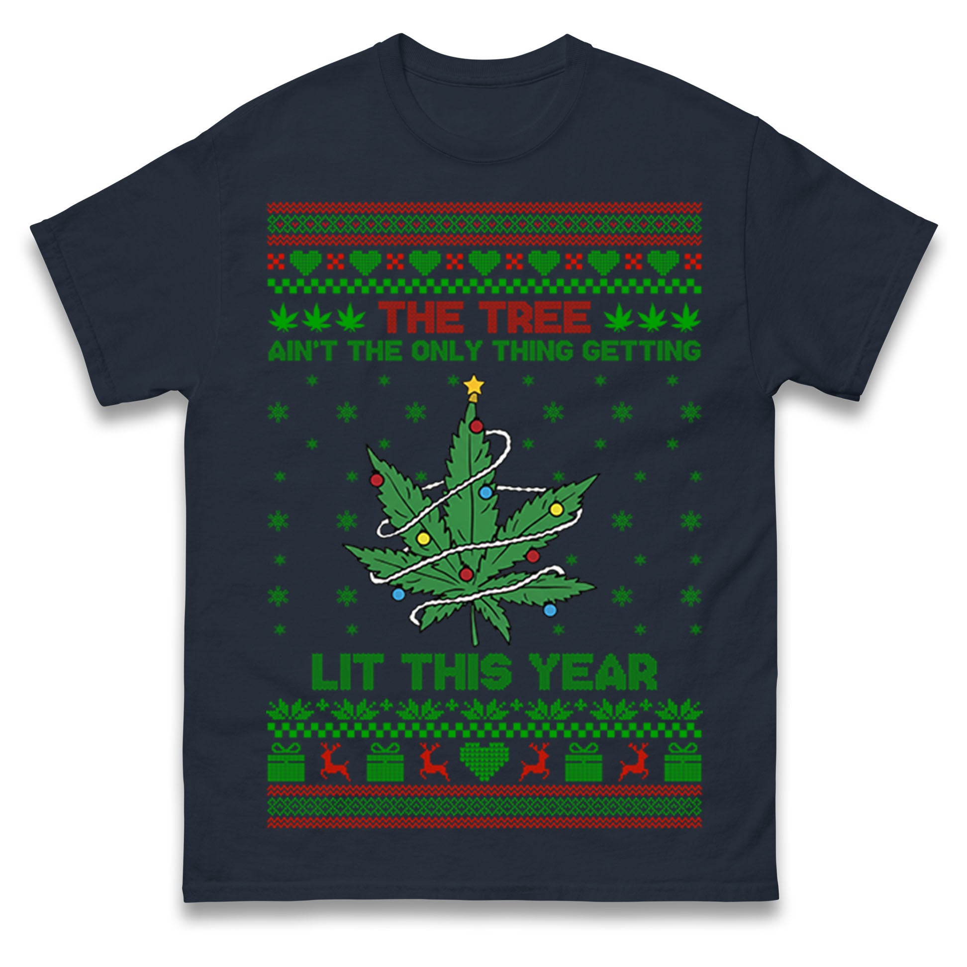 Cannabis Christmas T Shirt