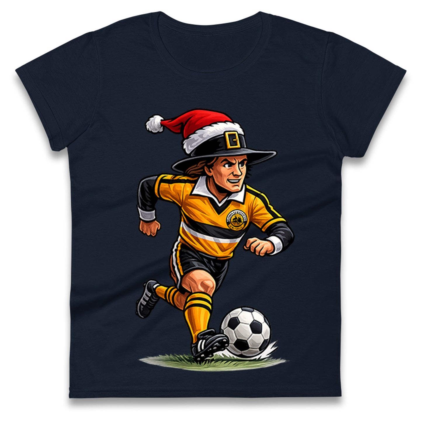 Boston United Christmas Ladies T Shirt 