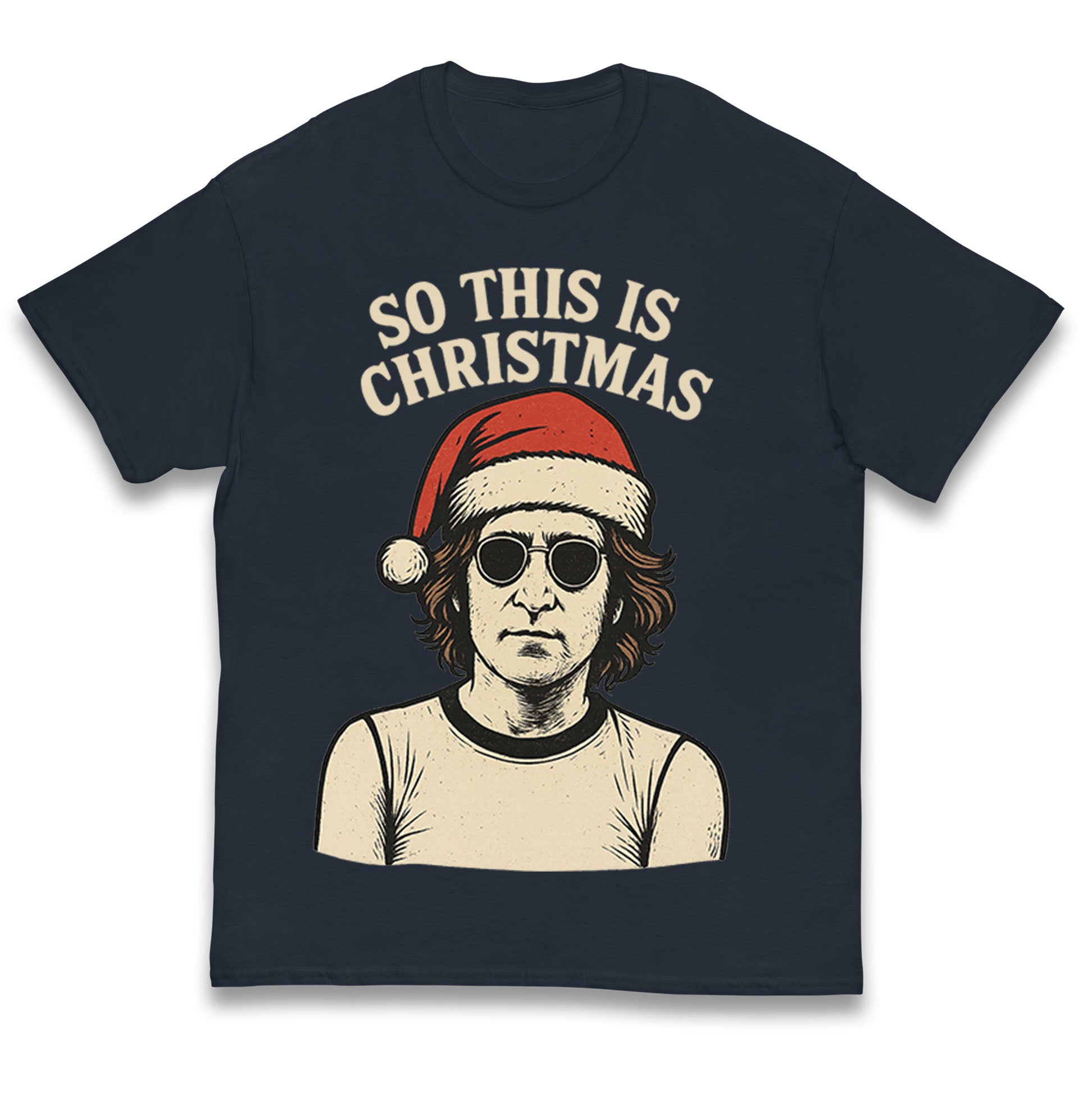 Christmas John Lennon Christmas Kids T Shirt