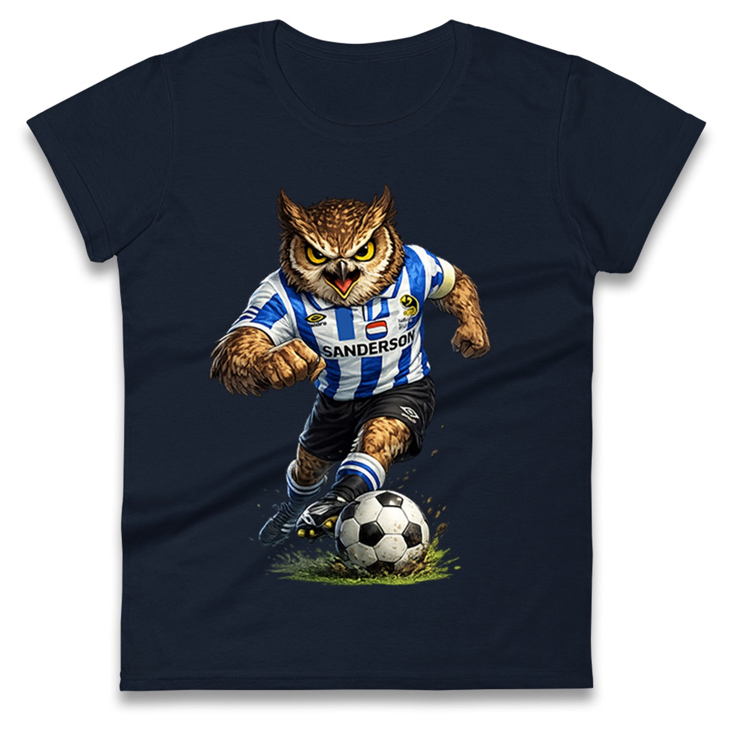 Classic Sheffield Wednesday Football Ladies T Shirt