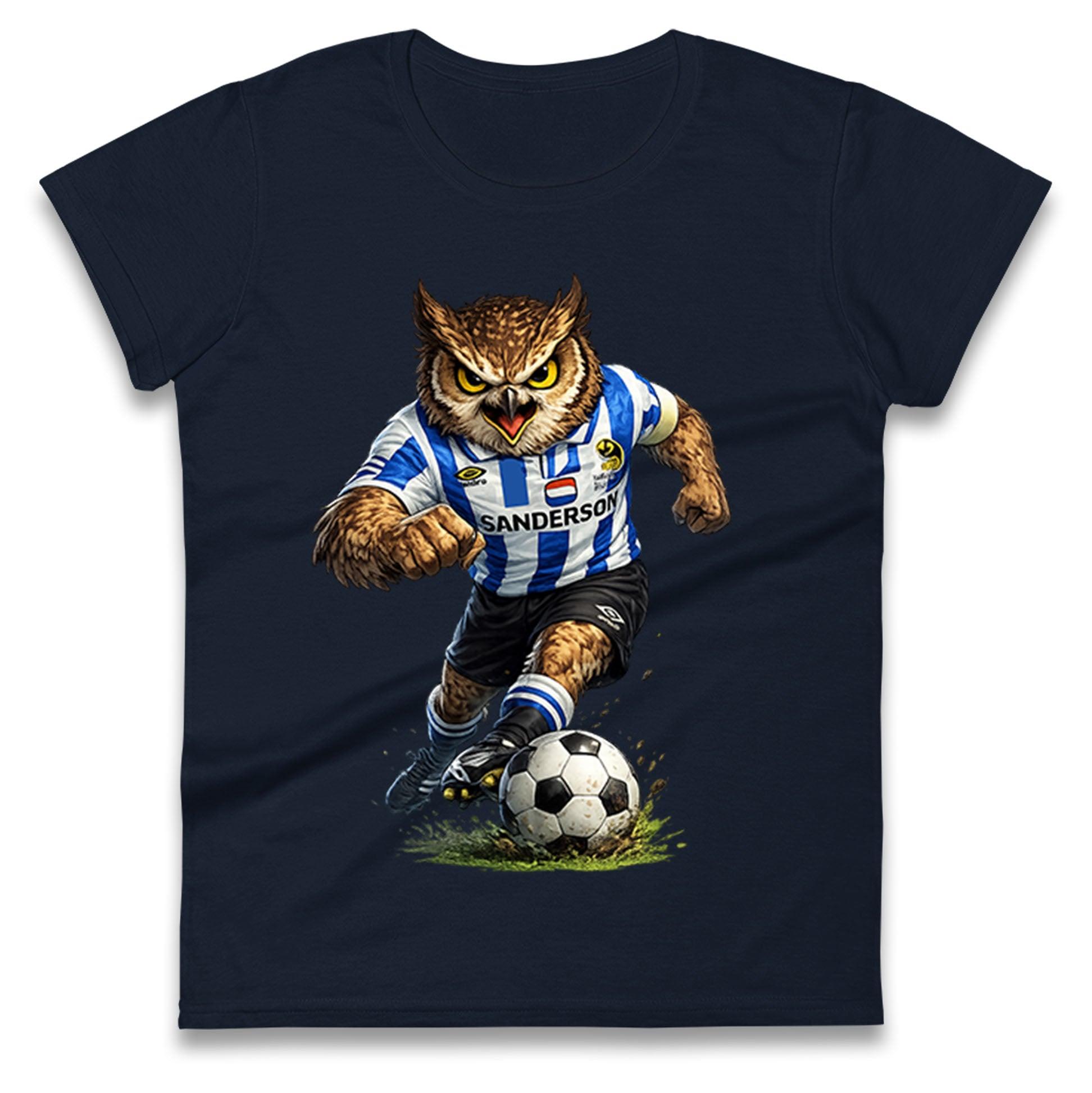 Classic Sheffield Wednesday Football Ladies T Shirt