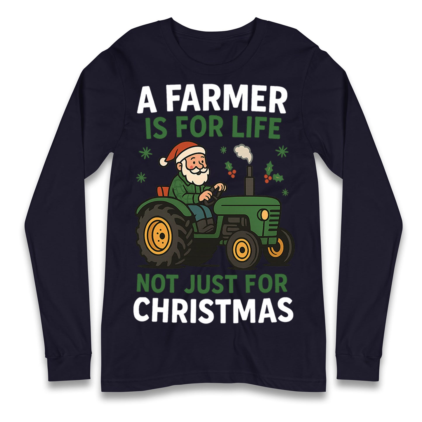 Farmer Christmas Longsleeve T Shirt