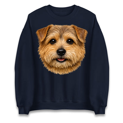 Norfolk Terrier Dog Face Jumper