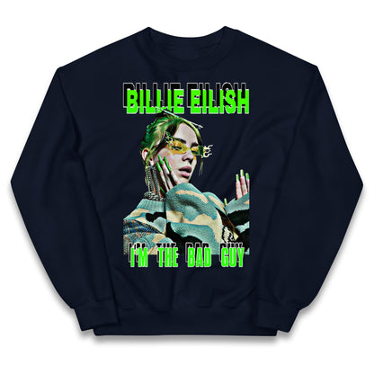 Billie Eilish Singer Kids Jumper