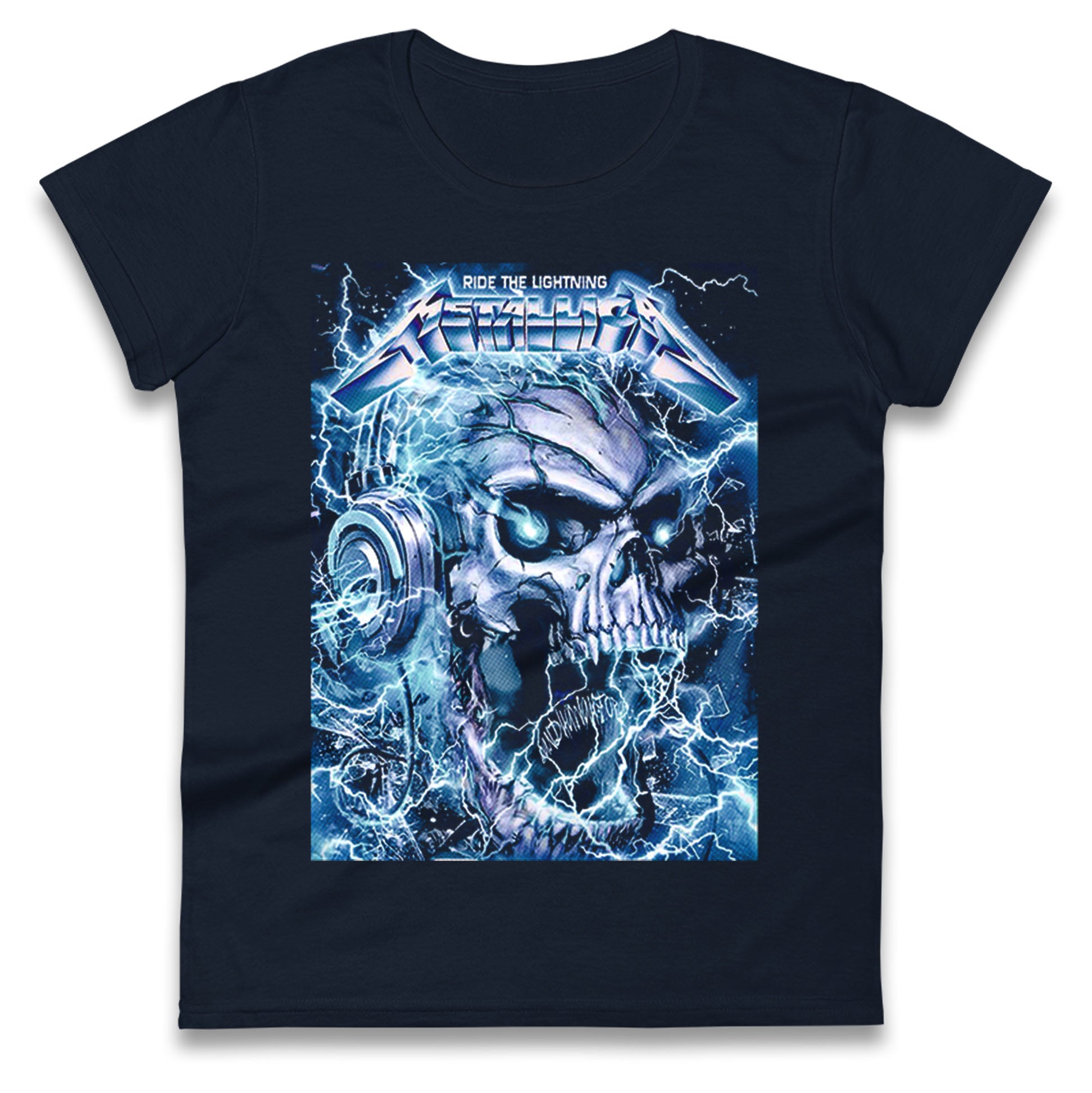 Metallica Ride The Lightning Ladies T Shirt