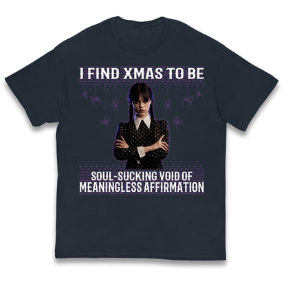 Wednesday Christmas Kids T Shirt