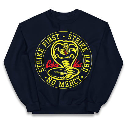 Cobra Kai Strike First Strike Hard Kids Jumper