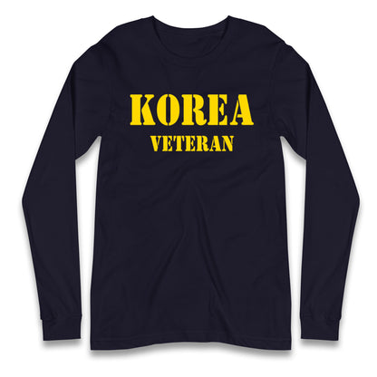 Korea Veteran Longsleeve T Shirt