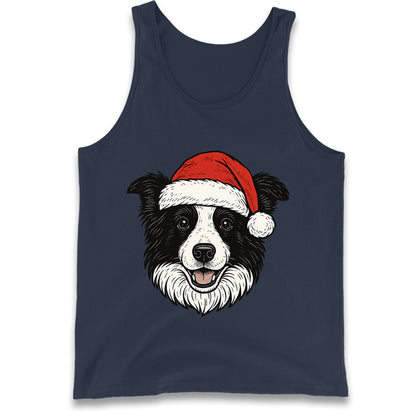Border Collie Christmas Tank Top