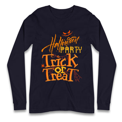 Halloween Party Trick Or Treat Long Sleeve T Shirt