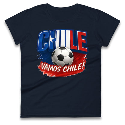Chile Retro World Cup Ladies T Shirt 