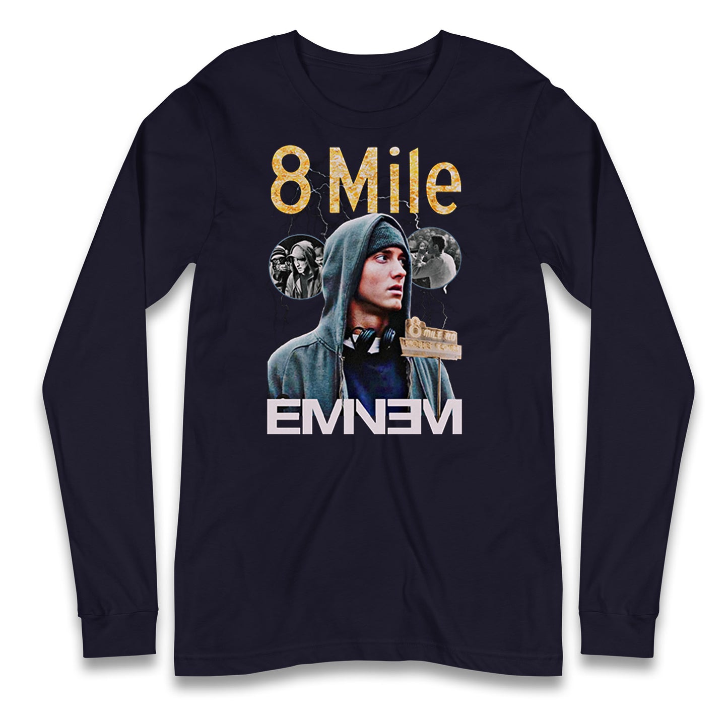 8 Mile Eminem Longsleeve T Shirt 