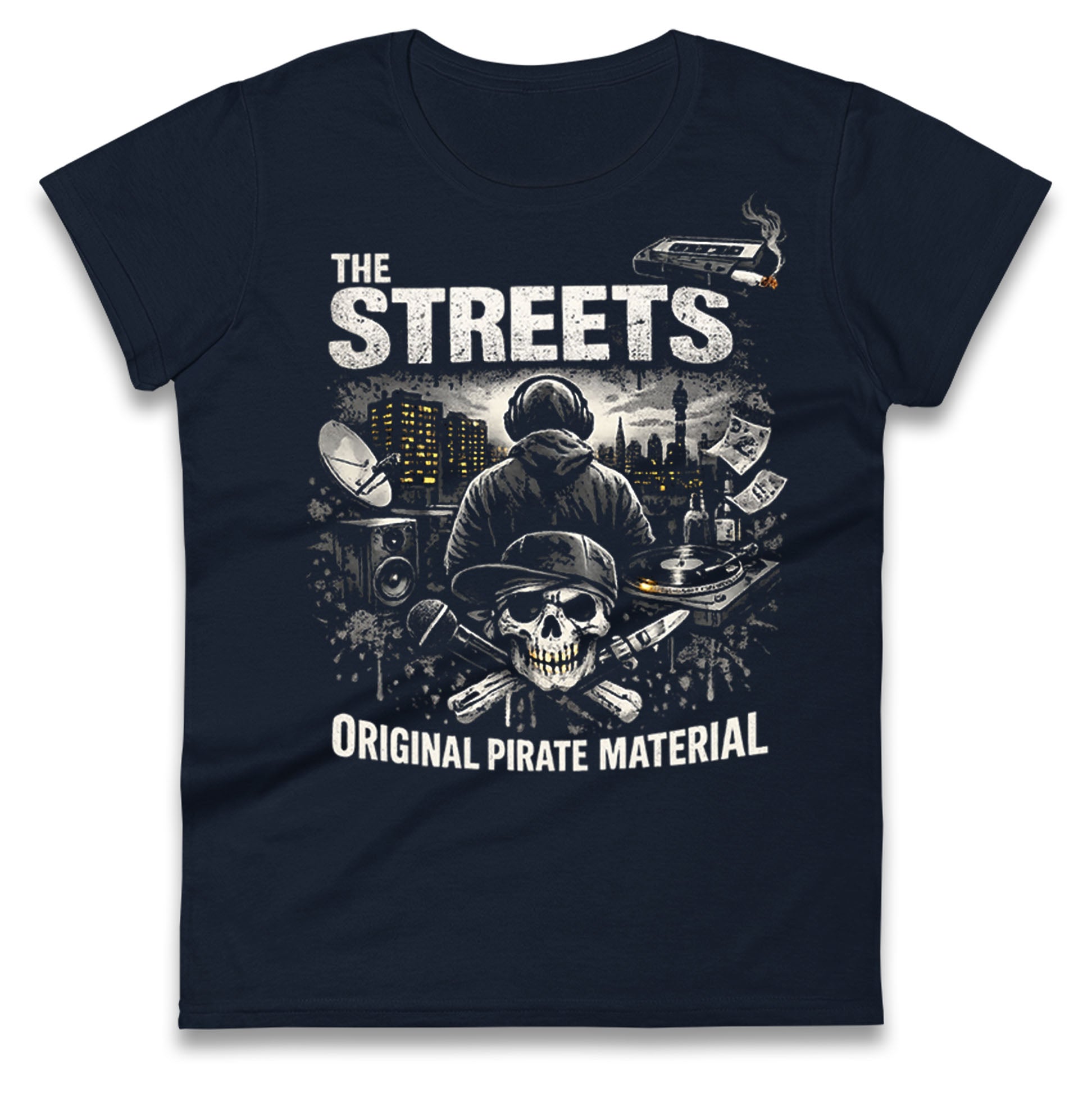 The Streets Original Pirate Material Ladies T Shirt 