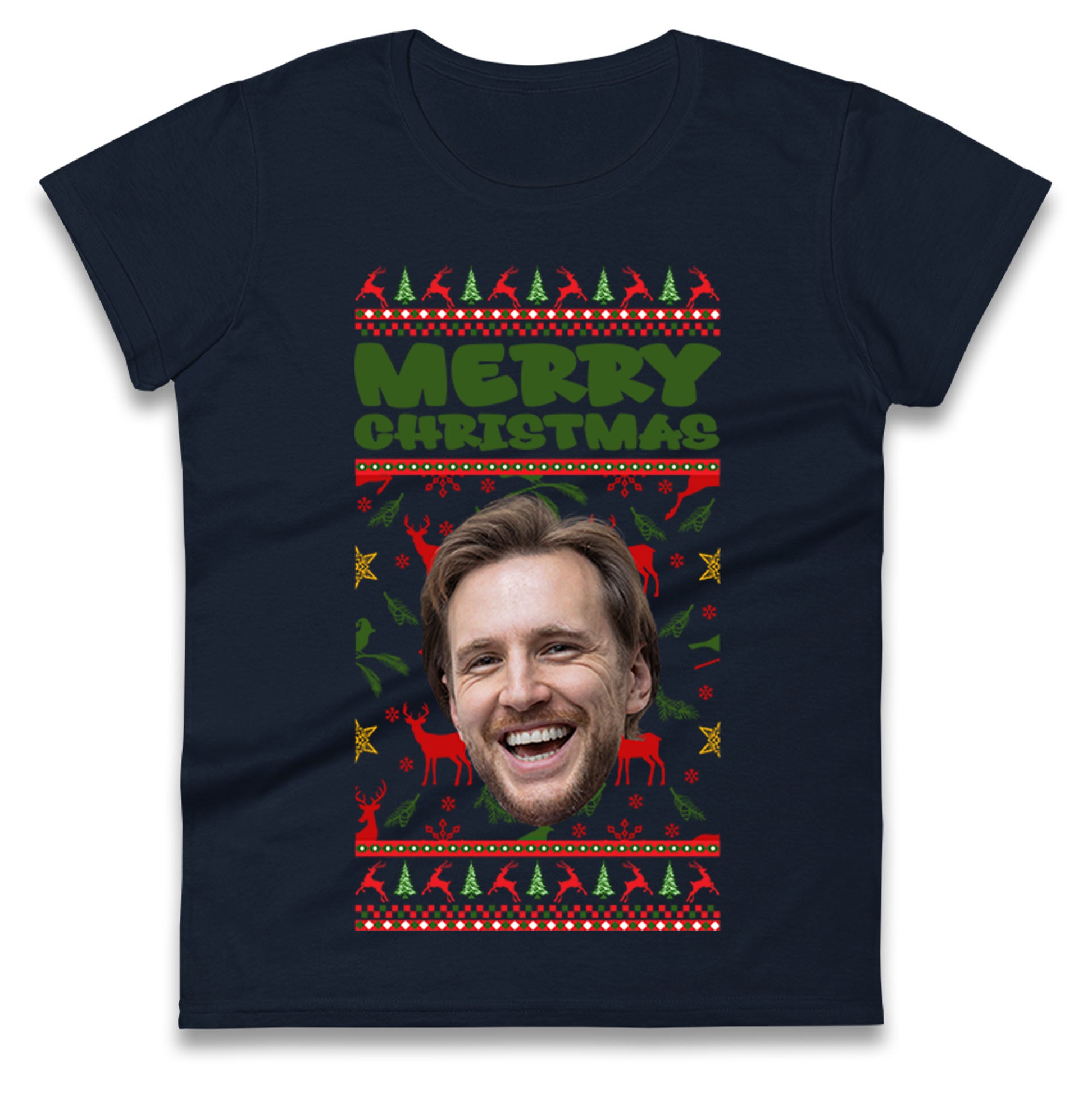 Personalise Merry Christmas t shirt
