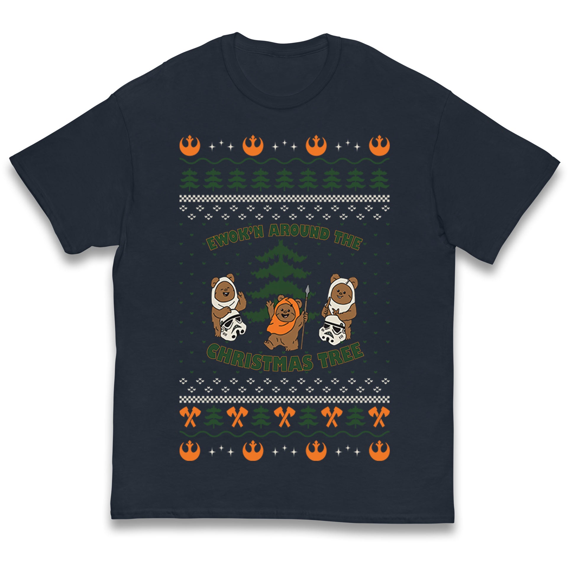 Star Wars Ewoks Christmas Kids T Shirt