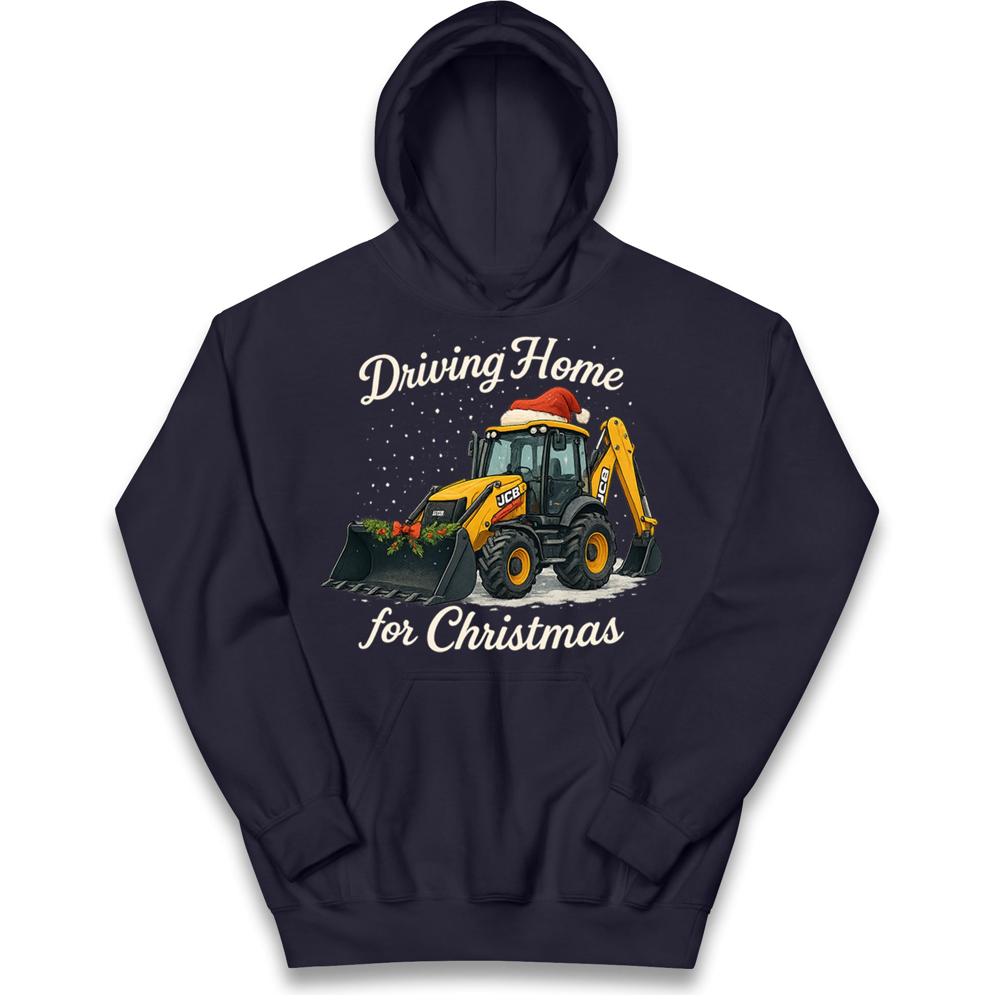 JCB Christmas Kids Hoodie