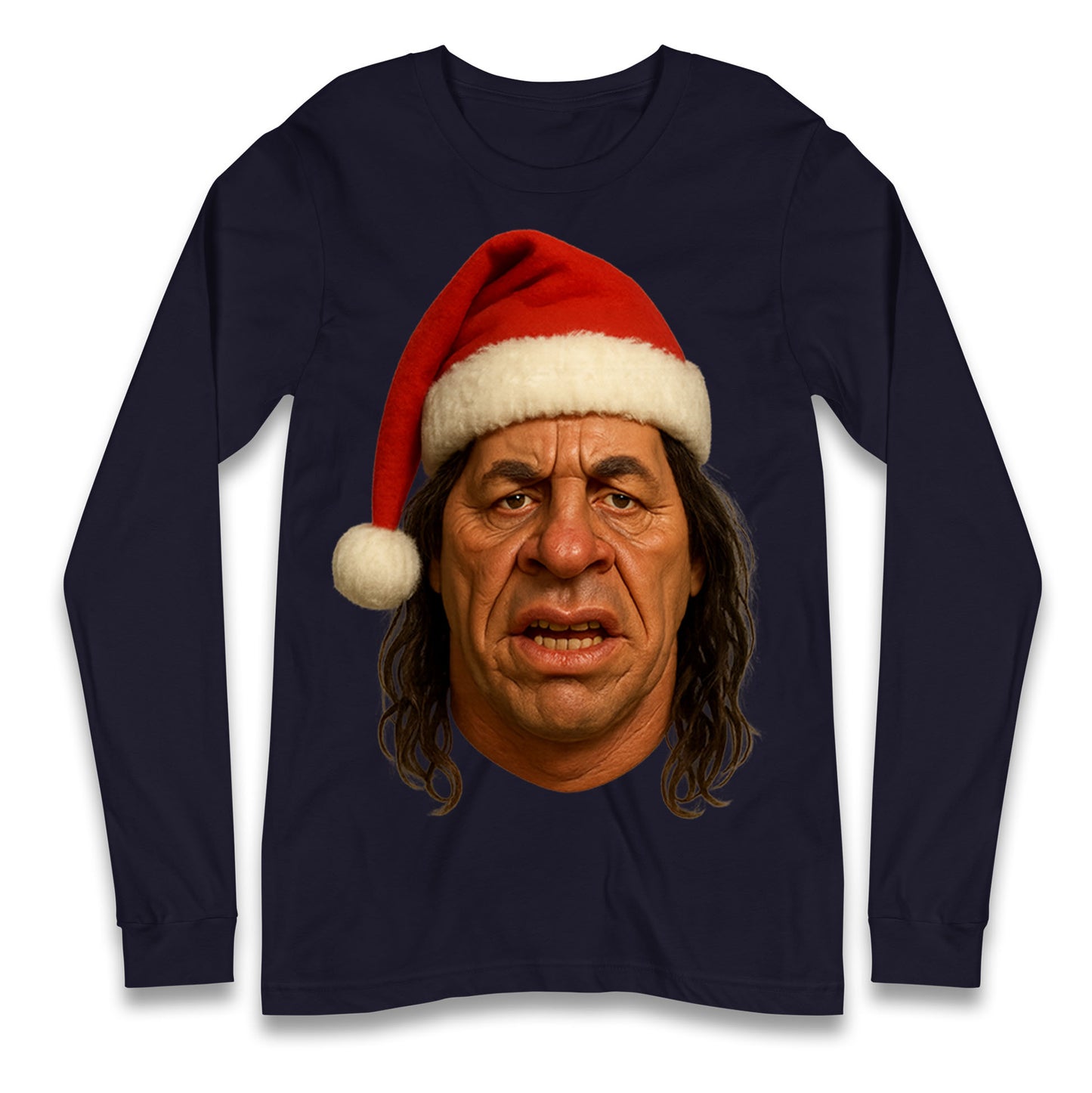 Bret Hart Christmas Longsleeve T Shirt