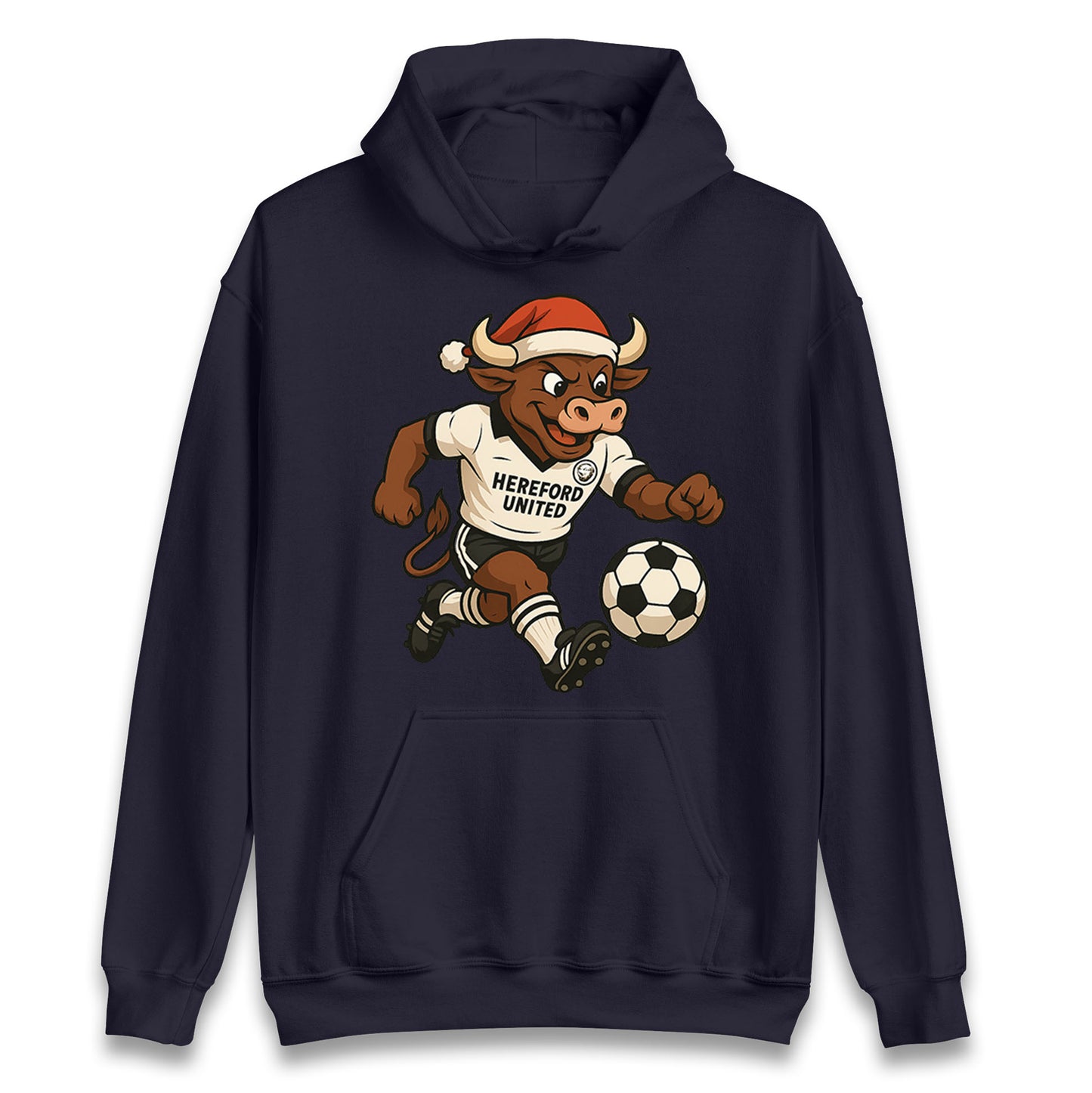 Retro Hereford Christmas Hoodie