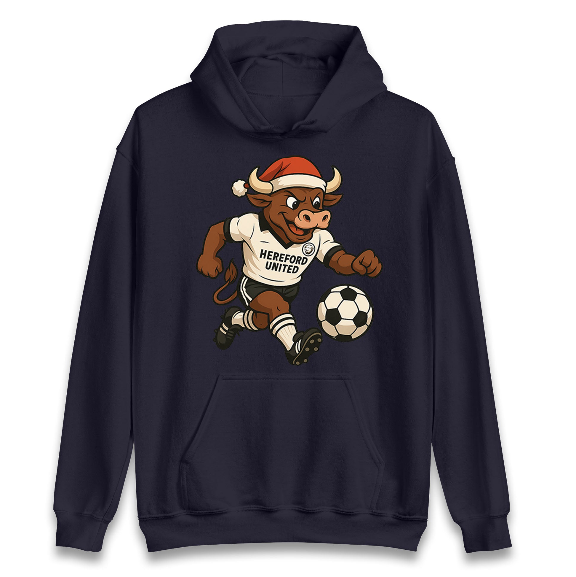 Retro Hereford Christmas Hoodie