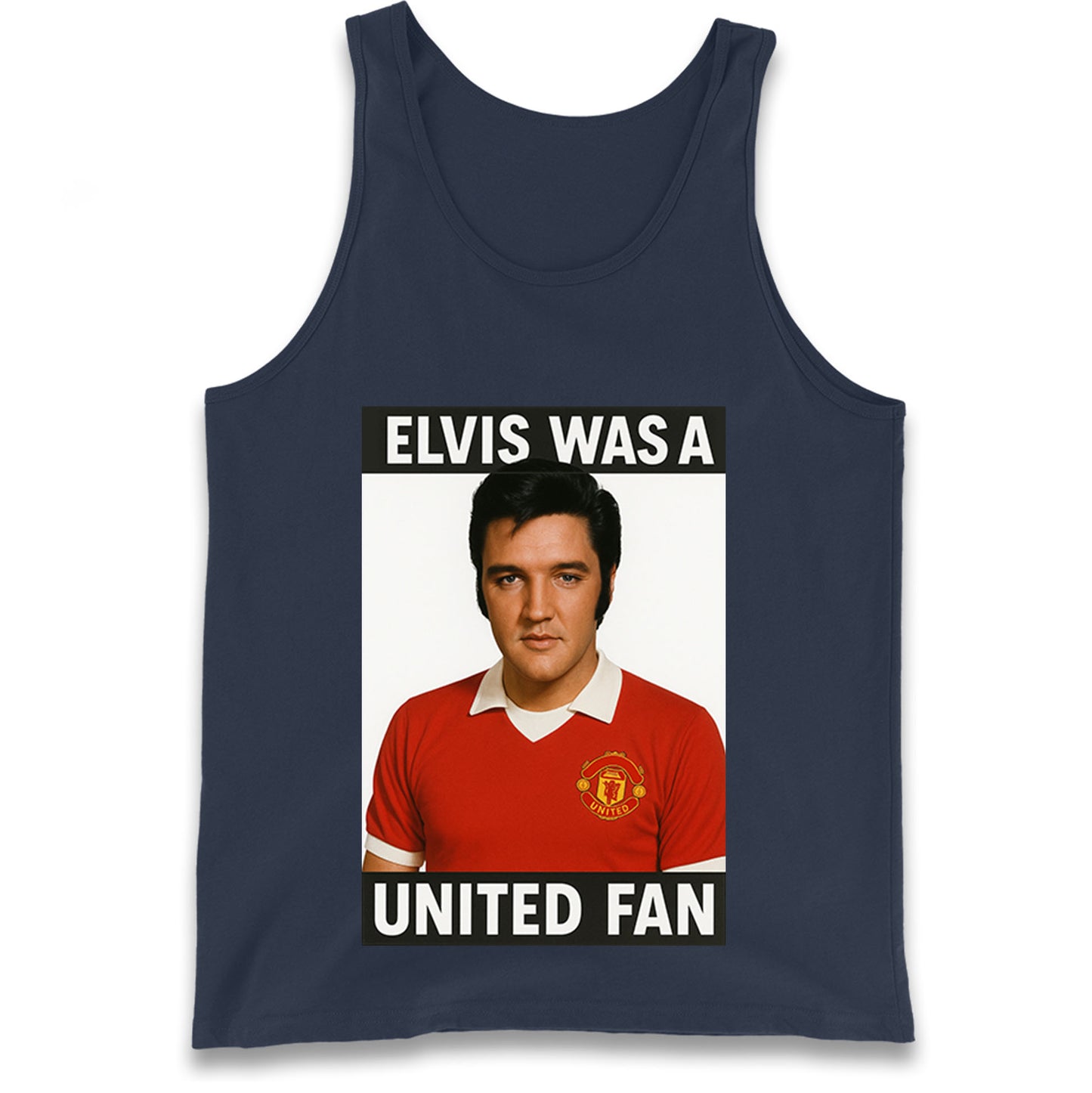 Elvis Presley Mnchester United Tank Top