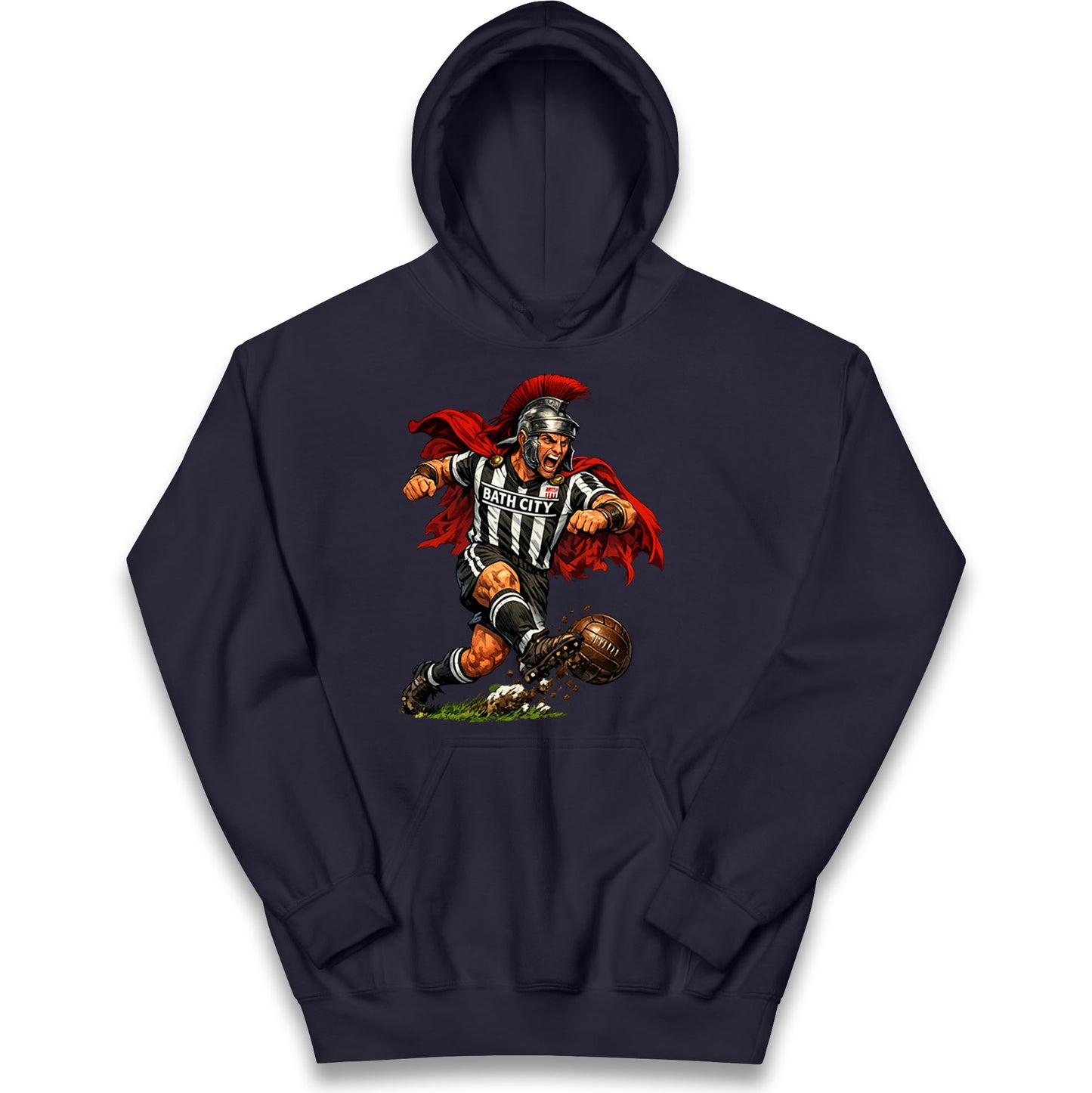 Retro Bath City Football Kids Hoodie
