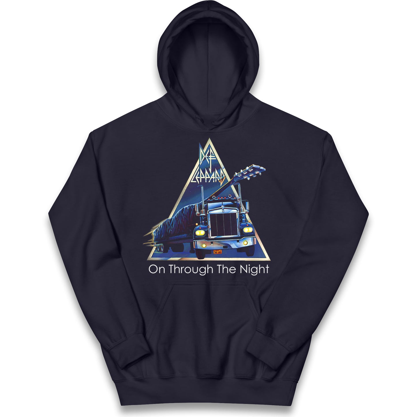 Leppard On Through The Night Kids Hoodie